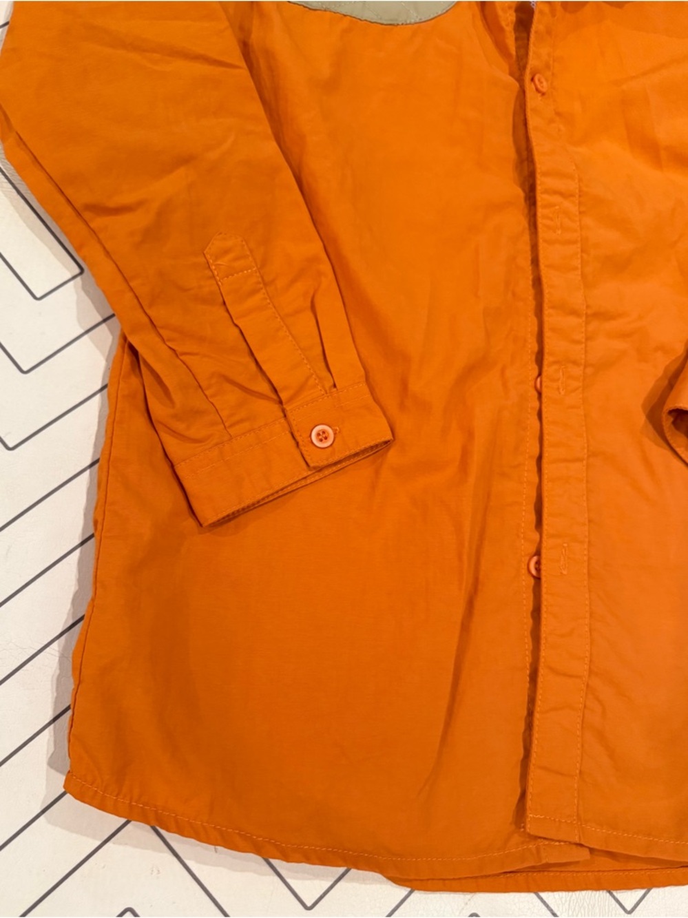 Blue Quail Burnt Orange Ranch Button Down - Picture 3 of 14